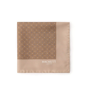 Hackett London Herr Dot scarf brown