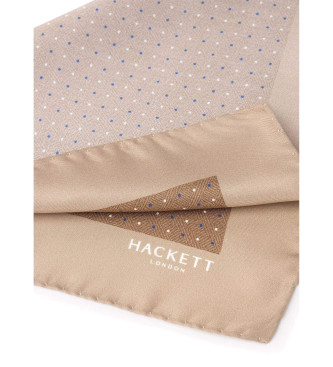 Hackett London Herr Dot scarf brown