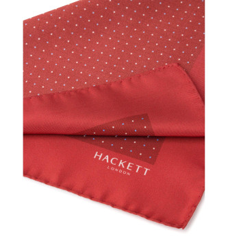 Hackett London Herr Dot sjaal rood