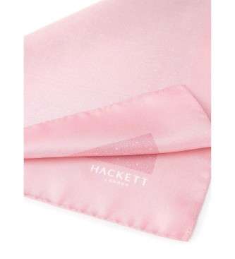 Hackett London Pink Herr Dot scarf