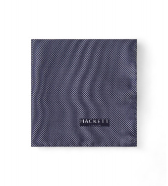 Hackett London Oxford navy scarf