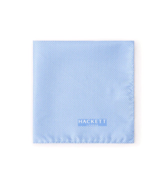 Hackett London Szalik Oxford Solid w kolorze niebieskim