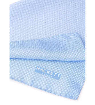 Hackett London Oxford effen sjaal blauw