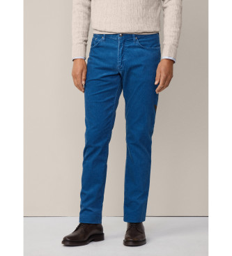 Hackett London Pantaln Pigment Cord pana azul