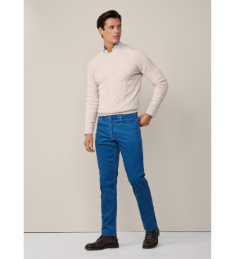 Hackett London Pantaln Pigment Cord pana azul