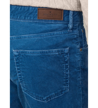 Hackett London Pantaln Pigment Cord pana azul