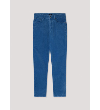 Hackett London Pantaln Pigment Cord pana azul