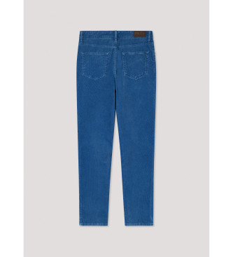 Hackett London Pantaln Pigment Cord pana azul