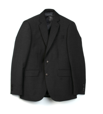 Hackett London Schlichter grauer Wollblazer