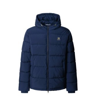 Hackett London Blaue gesteppte Daunenjacke
