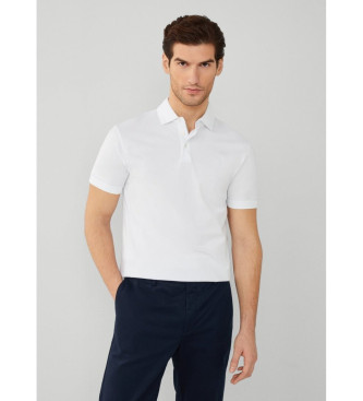 Hackett London Plo de algodo Pima branco