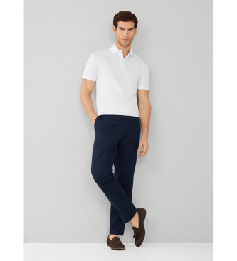 Hackett London Polo in cotone Pima bianco