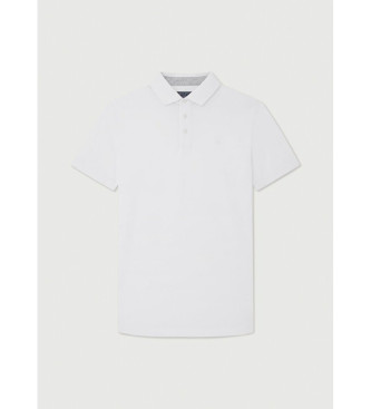 Hackett London Plo de algodo Pima branco