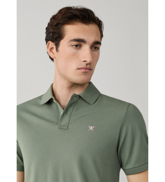 Hackett London Polo Classic Fit Logo verde