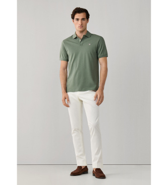 Hackett London Polo Classic Fit Logo verde