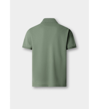 Hackett London Polo Classic Fit Logo verde