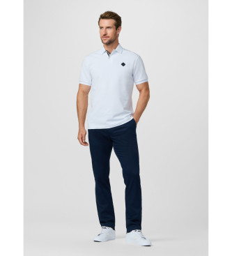 Hackett London Polo con logo fit cl�sico blanco