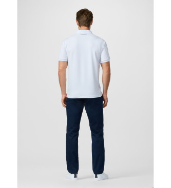 Hackett London Polo con logo fit cl�sico blanco