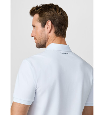 Hackett London Polo con logo fit cl�sico blanco