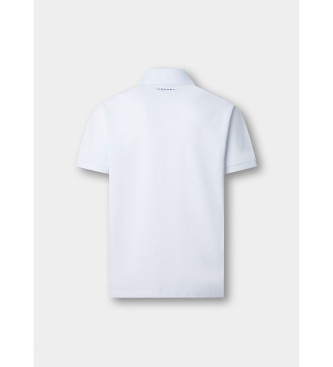 Hackett London Polo con logo fit cl�sico blanco