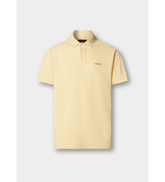 Hackett London Polo com corte de praia em amarelo cl�ssico