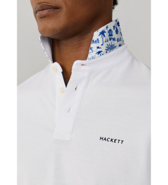 Hackett London Camisa p�lo com acabamento de praia, ajuste cl�ssico 