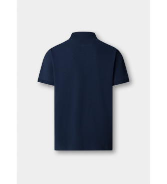 Hackett London Polo com corte de praia em azul-marinho cl�ssico