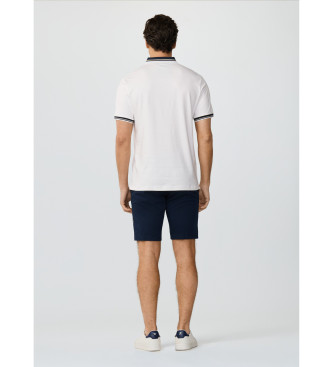 Hackett London Camisa p�lo cl�ssica com gola club fit branca