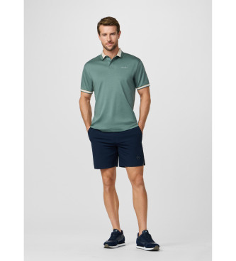 Hackett London Camisa p�lo com gola club fit verde cl�ssico