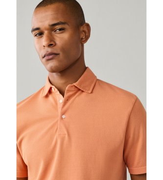 Hackett London Gmd-pikétröja i orange