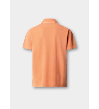 Hackett London Gmd-pikétröja i orange
