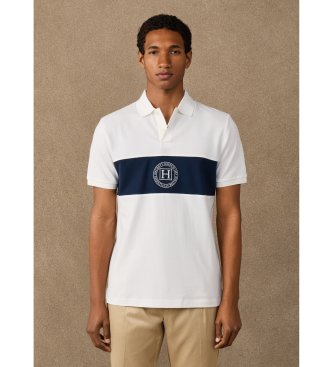 Hackett London Koszulka polo H Panel, biała
