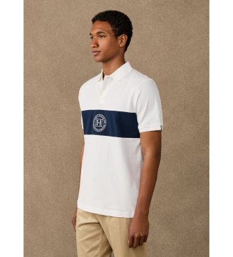 Hackett London Koszulka polo H Panel, biała