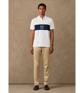 Hackett London Koszulka polo H Panel, biała