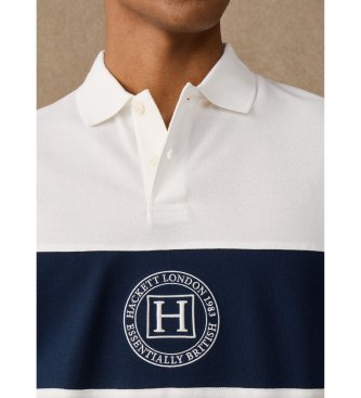 Hackett London Koszulka polo H Panel, biała