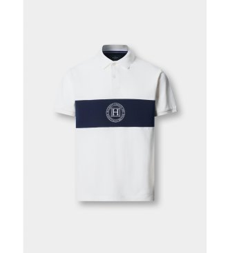 Hackett London Koszulka polo H Panel, biała