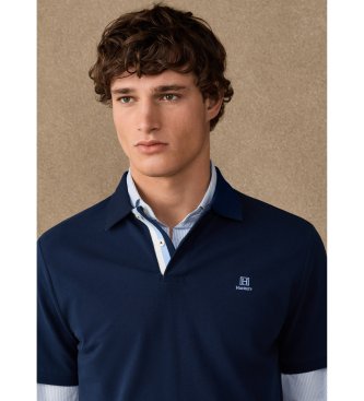Hackett London Polo H Tape marino