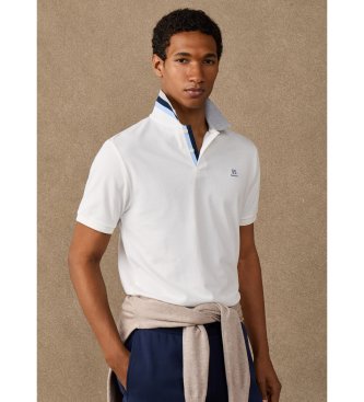 Hackett London H Tape polo wit