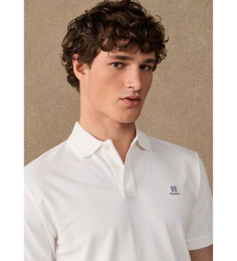 Hackett London Polo H Tipped blanco