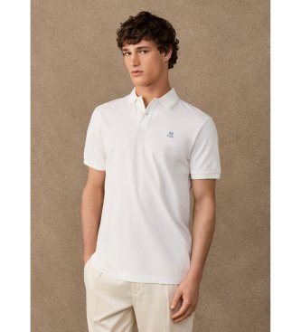 Hackett London Polo H Tipped blanco