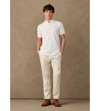 Hackett London Polo H Tipped blanco
