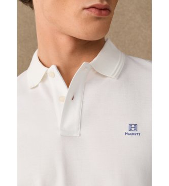Hackett London Polo H Tipped blanco