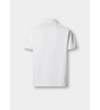 Hackett London Polo H Tipped blanco