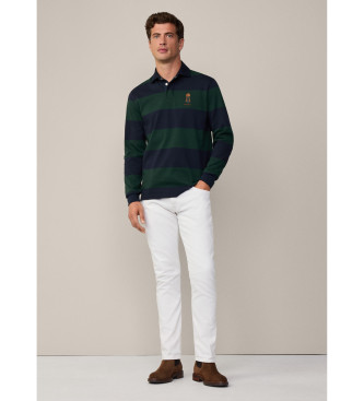 Hackett London Harry Rugby groene polo