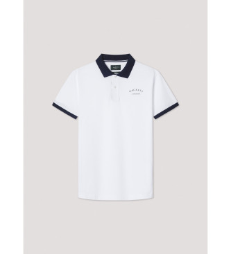 Hackett London Koszulka polo Heritage biała