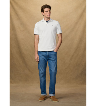 Hackett London P�lo Heritage Fit Classic em branco