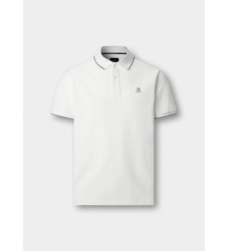 Hackett London P�lo Heritage Fit Classic em branco
