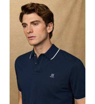 Hackett London P�lo Heritage Fit Classic azul-marinho