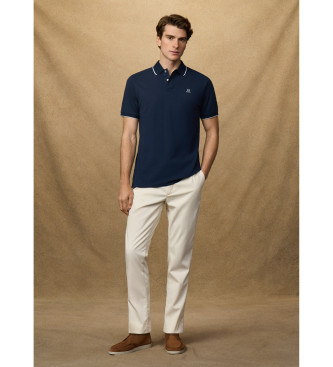 Hackett London P�lo Heritage Fit Classic azul-marinho