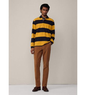 Hackett London Heritage H polo shirt yellow